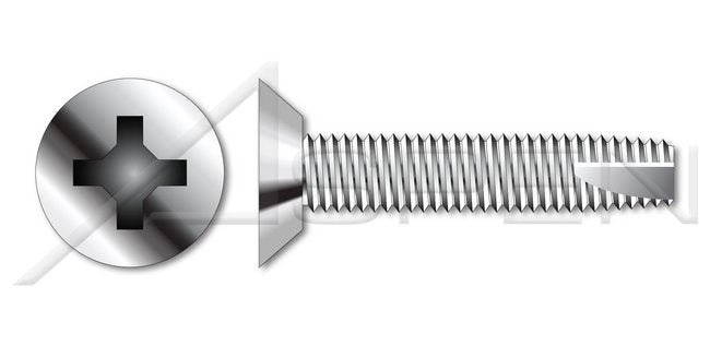 AISI 304 Stainless Steel (18-8) Type "23" Flat Undercut Phillips® Drive Thread Cutting Screw - Image 1