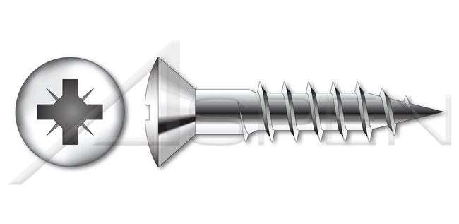 DIN 7995 Metric A2 Stainless Steel Oval Pozidriv® Alternative Drive Wood Screw - Image 1
