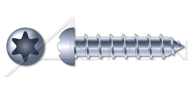 Steel Zinc Plated and Baked Hex Indented Washer Head Locking Serrations Threading Self-Drilling Machine Screw - Image 1