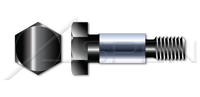 Class 8.8 Steel Plain Hex Head Short Thread Shoulder Screw - Image 1