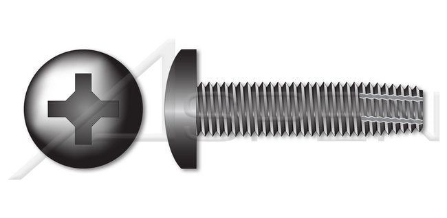 Steel Black Zinc and Baked Type "F" Pan Phillips® Drive Thread Cutting Screw - Image 1