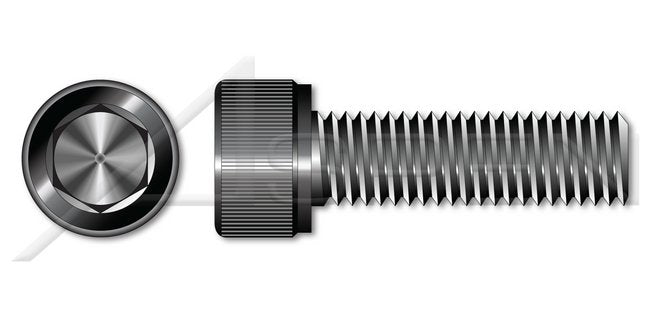 Alloy Steel Black Oxide Full Thread UNC Coarse Thread Hex Socket Head Cap Screw - Image 1