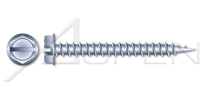 Steel Zinc Plated and Baked Type "AB" Oval Slot Drive Self-Tapping Sheet Metal Screw - Image 1