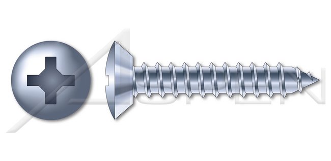 Steel Black Oxide Type "A" Flat Phillips® Drive Self-Tapping Sheet Metal Screw - Image 1