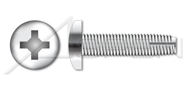 AISI 304 Stainless Steel (18-8) Type "1" Pan Phillips® Drive Thread Cutting Screw - Image 1
