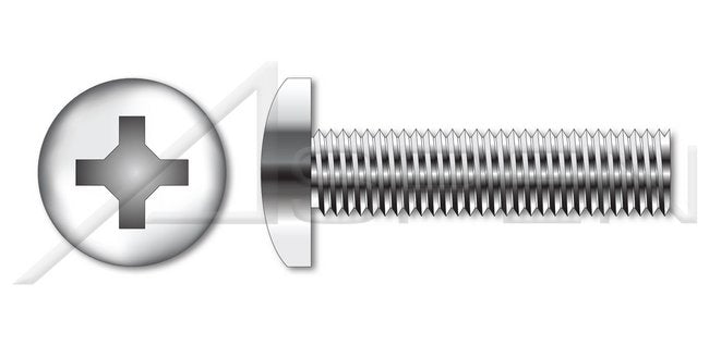 410 Stainless Steel Passivated and Waxed Pan Phillips® Drive Trilobe Thread Rolling Screw for Metals - Image 1