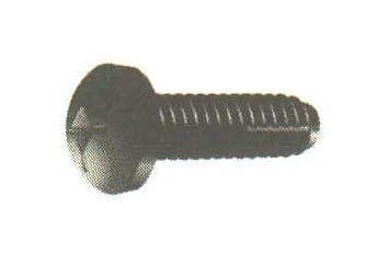Zinc/Clear Pan Head Tapping Screw - 4-40 x 1/2 - Image 1