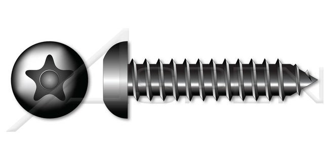 #8 Head Steel Zinc Plated and Baked Type "AB" Oval Phillips® Drive Self-Tapping Sheet Metal Screw - Image 1