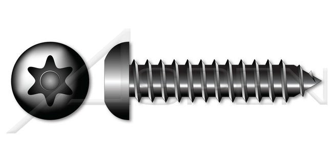 #6 Head Steel Zinc Plated and Baked Type "AB" Oval Phillips® Drive Self-Tapping Sheet Metal Screw - Image 1