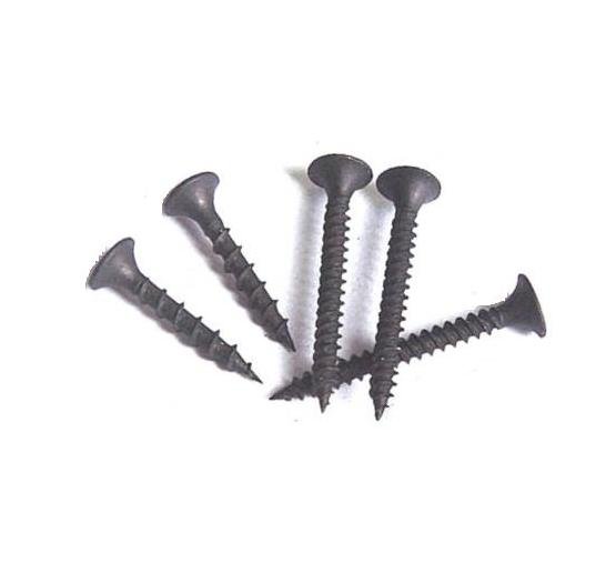 #8 x 2 1/2" Fine Thread Phillips Bugle Drywall Screw - Steel Black Phosphate - Image 1