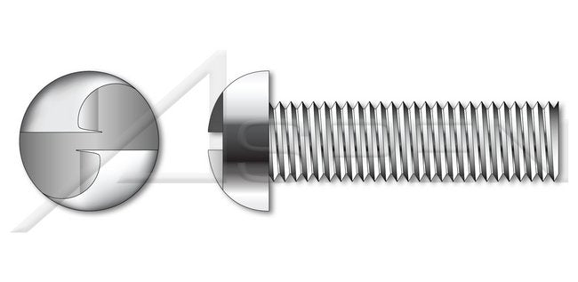 A2 Stainless Steel Pan Head Tamper-Resistant One-Way Slotted Drive Metric Machine Screws - Image 1