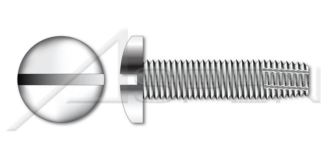 AISI 410 Stainless Steel Type "F" Pan Slot Drive Thread Cutting Screw - Image 1
