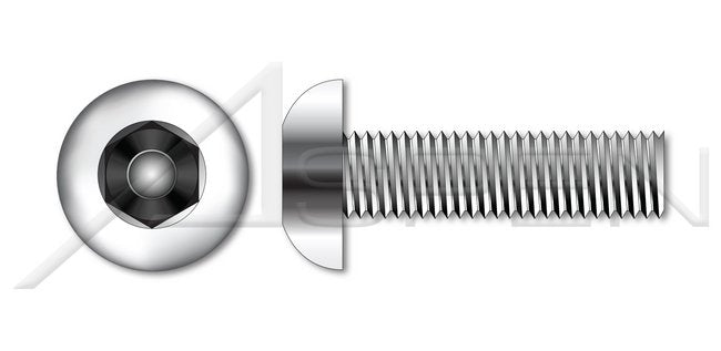 AISI 304 Stainless Steel (18-8) Driver Bit Oval Countersunk Head Tamper Resistant Hex Socket Pin Drive Metric Security Machine Screws - Image 1
