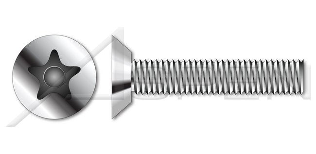 A2 Stainless Steel Button Head Tamper-Resistant Hex Socket Pin Drive Metric Machine Screws - Image 1