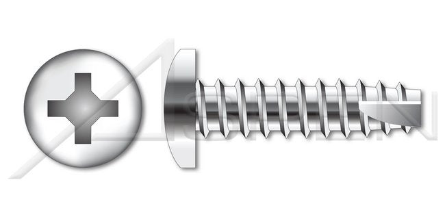AISI 410 Stainless Steel Type "25" Pan Phillips® Drive Thread Cutting Screw - Image 1