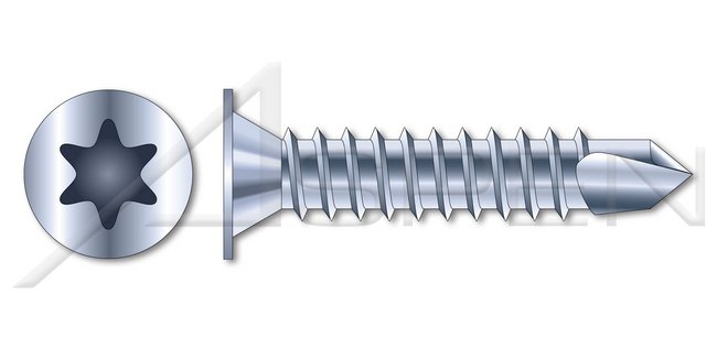 AISI 304 Stainless Steel (18-8) Type "A" Round Slot Drive Self-Tapping Sheet Metal Screw - Image 1