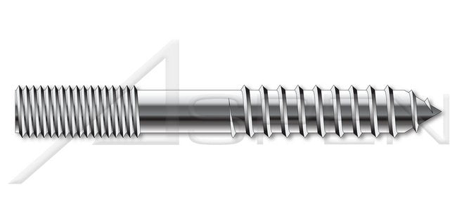 AISI 304 Stainless Steel (18-8) Plain Center Hanger Bolt - Image 1