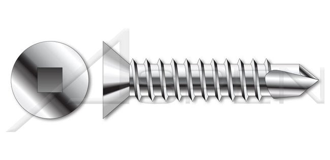 AISI 304 Stainless Steel (18-8) Type "AB" Flat Undercut Phillips® Drive Self-Tapping Sheet Metal Screw - Image 1