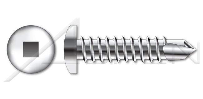 AISI 304 Stainless Steel (18-8) Type "AB" Oval Undercut Phillips® Drive Self-Tapping Sheet Metal Screw - Image 1