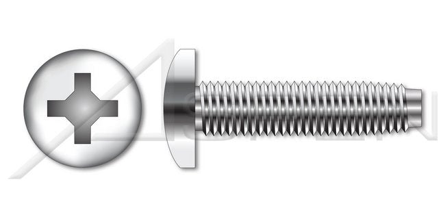 18-8 Stainless Steel Passivated and Waxed Pan Phillips® Drive Trilobe Thread Rolling Screw for Metals - Image 1