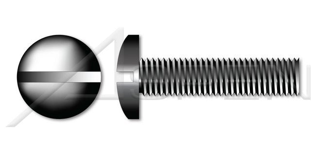 AISI 304 Stainless Steel (18-8) Drilled Head Fillister Slot Drive Fine Thread Machine Screw - Image 1