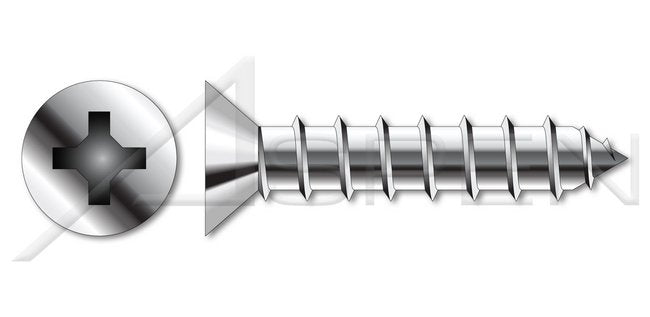Steel Zinc Plated Type "AB" Oval Undercut Phillips® Drive Self-Tapping Sheet Metal Screw - Image 1
