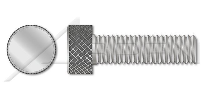 Aluminum Knurled Head Thumb Screw - Image 1