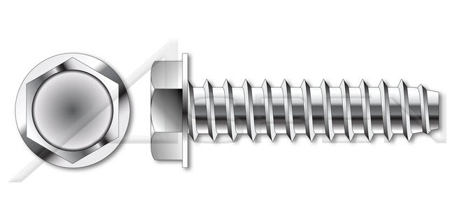 Steel Zinc Plated and Baked Hex Indented Washer Slotted Self-Drilling Screw - Image 1