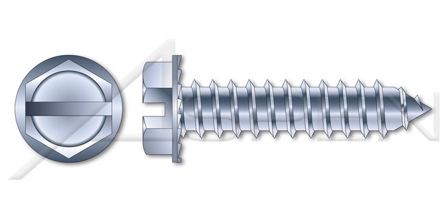 Steel Zinc Plated and Baked Type "A" Flat Head 6Lobe Torx® Drive Self-Tapping Sheet Metal Screw - Image 1