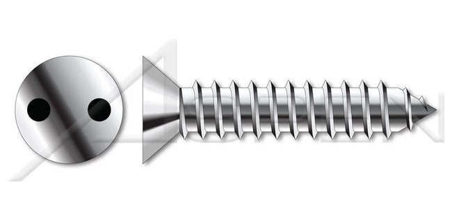 Steel Chrome Plated Type "A" Round Washer Head Phillips® Drive Self-Tapping Sheet Metal Screw - Image 1