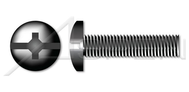 Steel Zinc Plated Flat Phillips® Drive 82 Degree Countersink Full Thread Machine Screw - Image 1