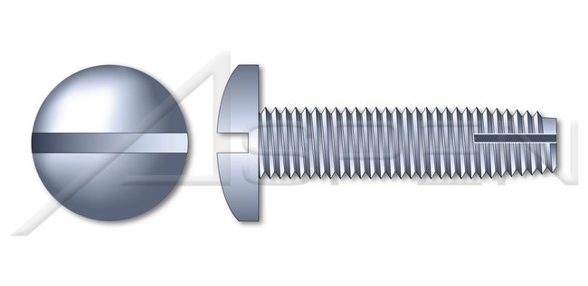 Steel Zinc Plated Type "1" Pan Slot Drive Thread Cutting Screw - Image 1