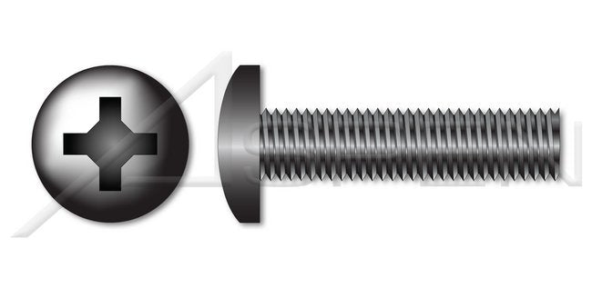 Steel Black Zinc Pan Phillips® Drive Trilobe Thread Rolling Screw for Metals - Image 1