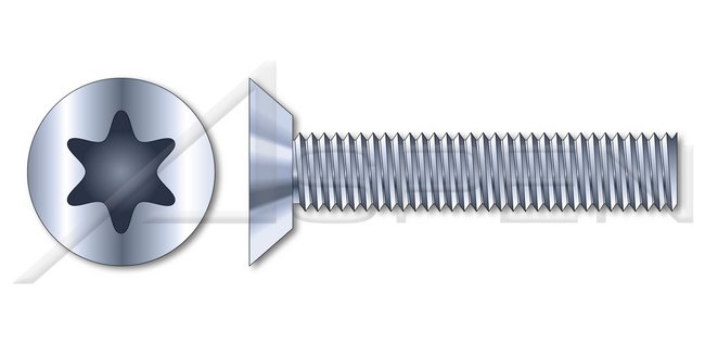 Flat Head 6Lobe Torx® Drive A4 Stainless Steel Metric Machine Screw - Image 1