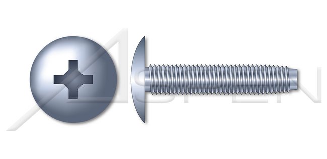 Steel Zinc Plated and Waxed Truss Phillips® Drive Trilobe Thread Rolling Screw for Metals - Image 1