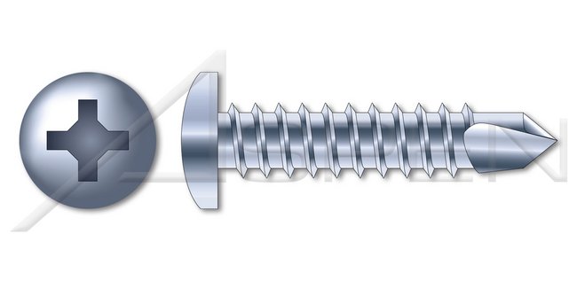 AISI 316 Stainless Steel Type "A" Pan Phillips® Drive Self-Tapping Sheet Metal Screw - Image 1