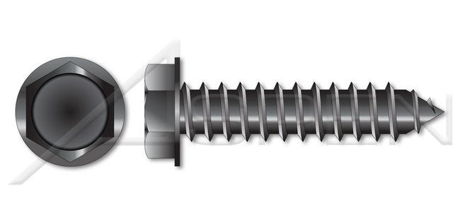 Steel Black Zinc and Baked Type "AB" Flat Undercut Phillips® Drive Self-Tapping Sheet Metal Screw - Image 1