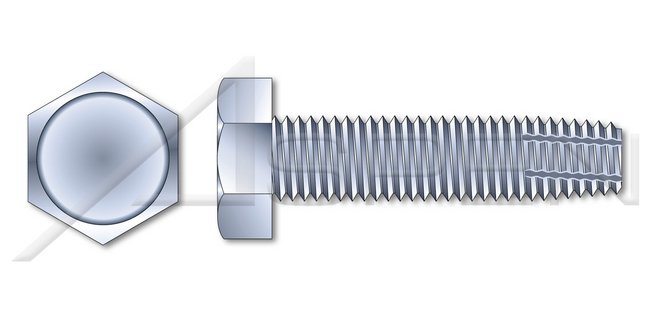 Steel Zinc Plated Type "F" Indented Hex Head Thread Cutting Screw - Image 1