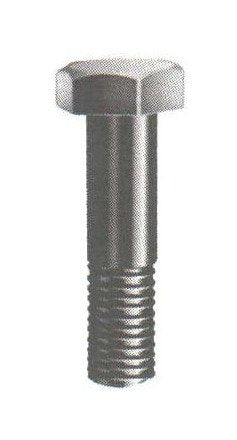 Grade 5 Hex Head Cap Screw 1/4-20 x 2 1/4 Zinc/Clear - Image 1
