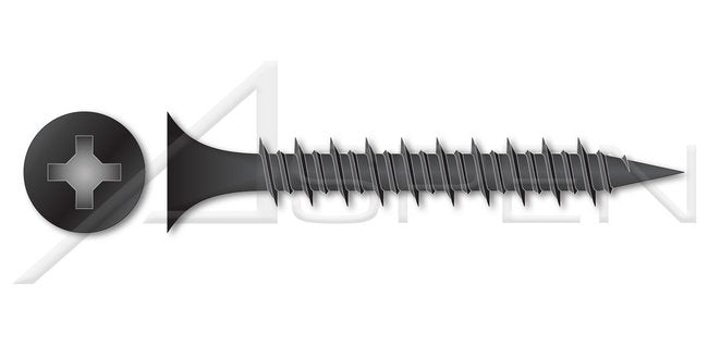 Steel Black Phosphate Bugle Phillips® Drive Hi-Lo Double-Lead Fine Thread Drywall Screw - Image 1