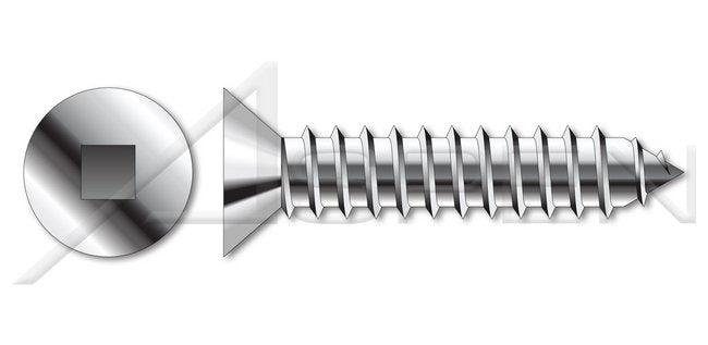 Steel Zinc Plated Type "AB" Pan Square Drive Self-Tapping Sheet Metal Screw - Image 1