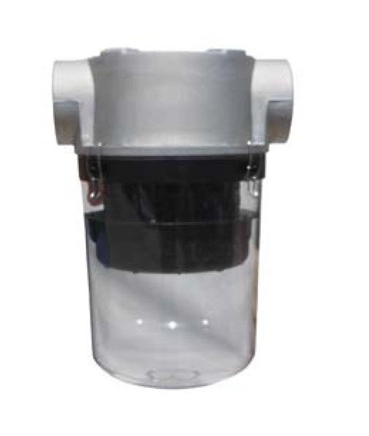 4 Inch See-Through Inlet Vacuum Air Filter - 520 CFM - Image 1