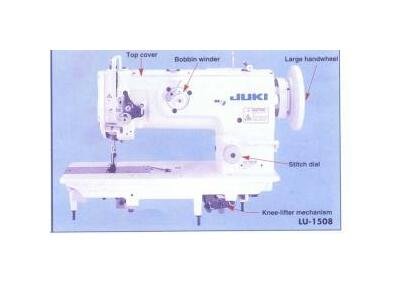 Juki LU-1508NH Heavy Duty Walking Foot Needle Feed Upholstery Sewing Machine - Image 8
