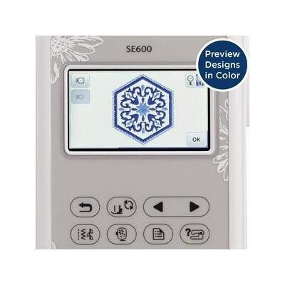 Brother SE600 103 Stitch Sew 4x4 Embroidery Machine - Image 19