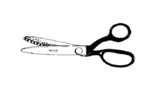 Diamond Needle Corp. 7-1/2 Inch Pinking Shear - Image 1