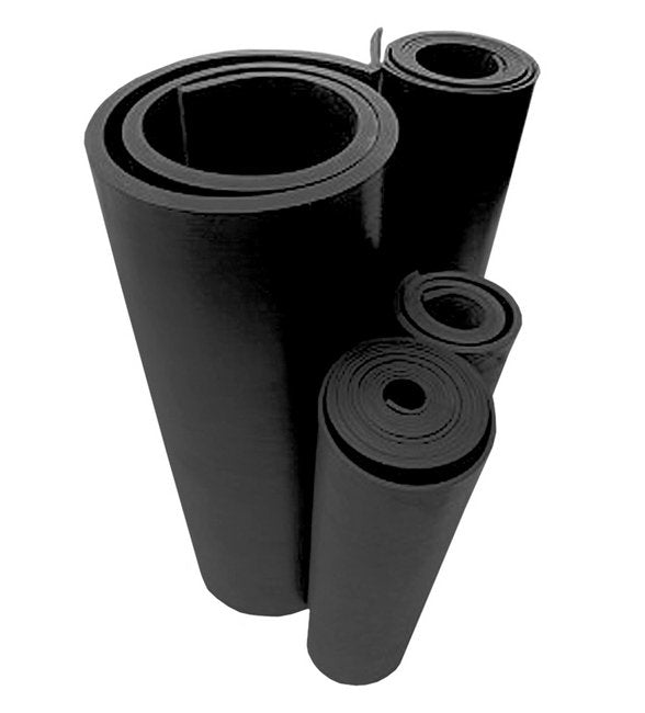 Commercial Grade Black Neoprene Sheet Rubber Roll - Image 1