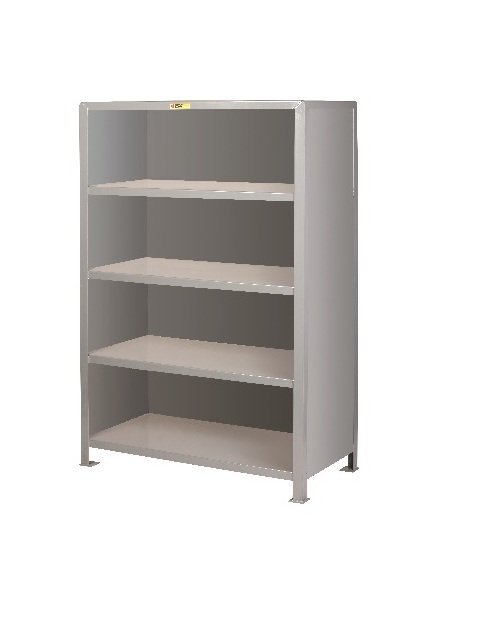 60x24 All-Welded Steel Closed Shelving - Heavy-Duty - Image 1