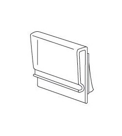 6-Inch Flush Wall Mount Sign Holder - Image 2