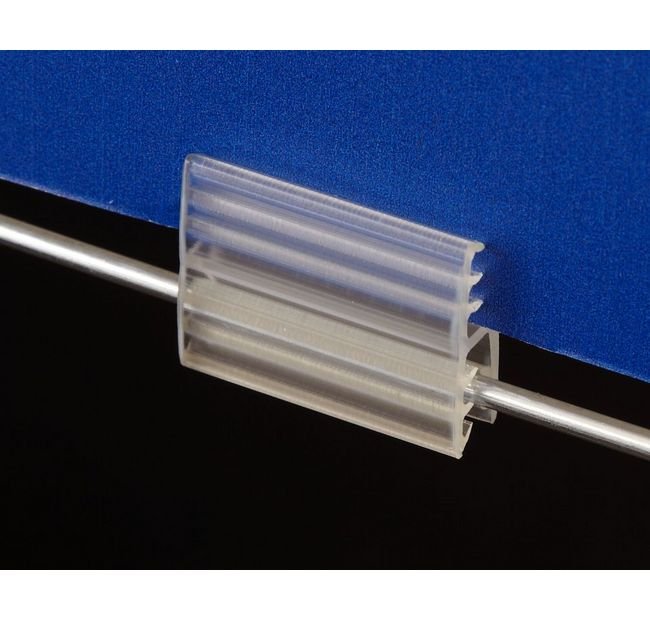 1" Gripper "H" Sign Holder for Wire Fixtures - Image 3