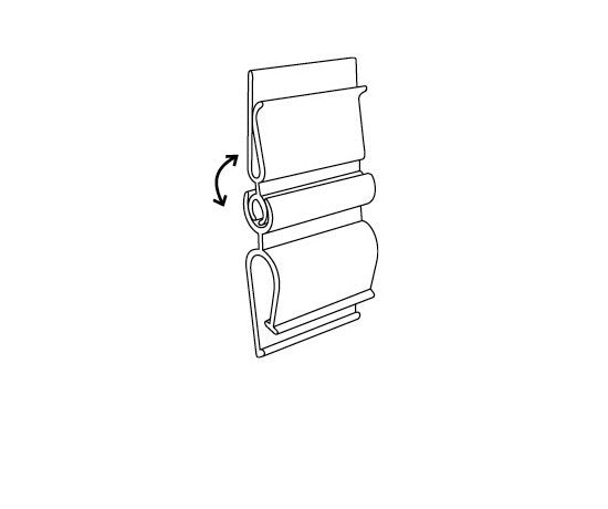 Ratchet-Style Deli Sign Clip - Sign & Literature Holder - Image 2